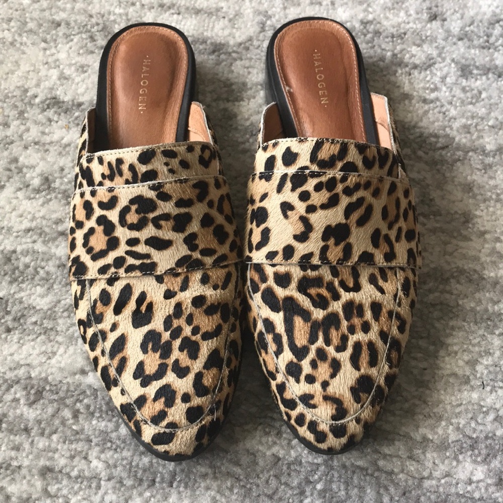 Leopard Print Mules